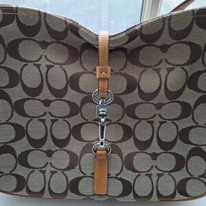 Coach Orange Interior Bag